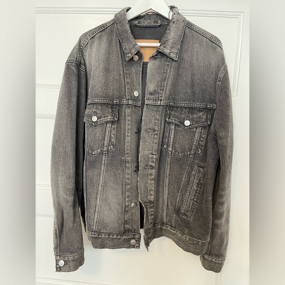 Balenciaga Women's Black Denim Jacket